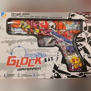 Colorful Graffiti Large Size Glock Water Bomb Pistol